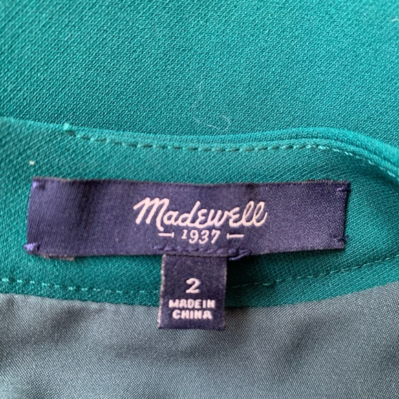 Madewell Everywhere Dress Dark Green Size 2 - Picture 5 of 5